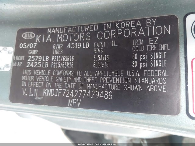 Kia Sportage Lx