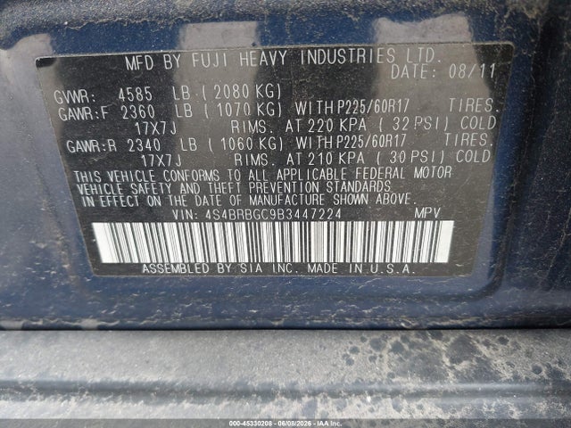Subaru Outback 2.5i Premium