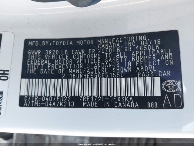 Toyota Corolla S Plus
