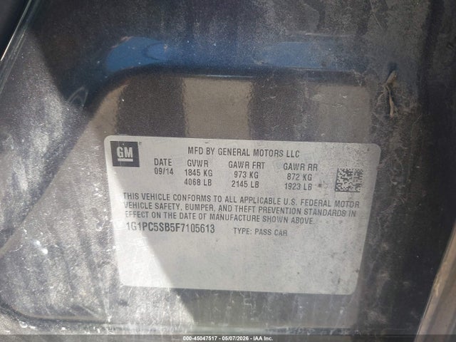 Chevrolet Cruze 1lt Auto