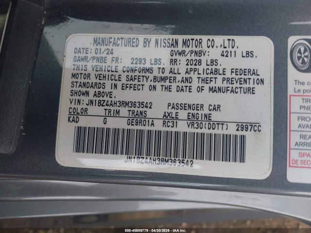 Nissan Z Sport Auto