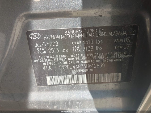 Hyundai SONATA Limited V6