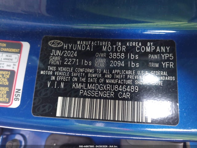 Hyundai ELANTRA Sel