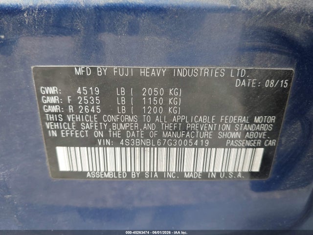 Subaru Legacy 2.5i Limited