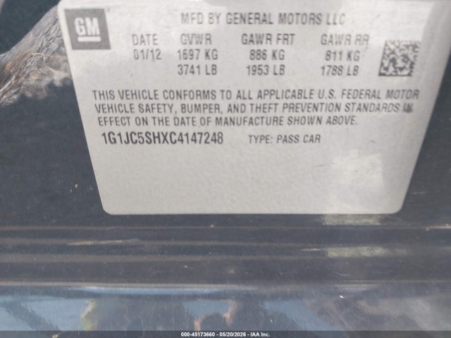 Chevrolet Sonic 2lt