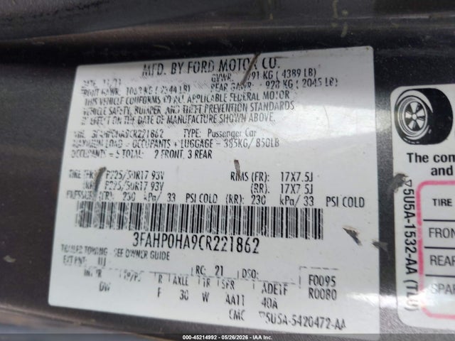 Ford Fusion Se