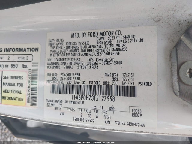 Ford Fusion Se