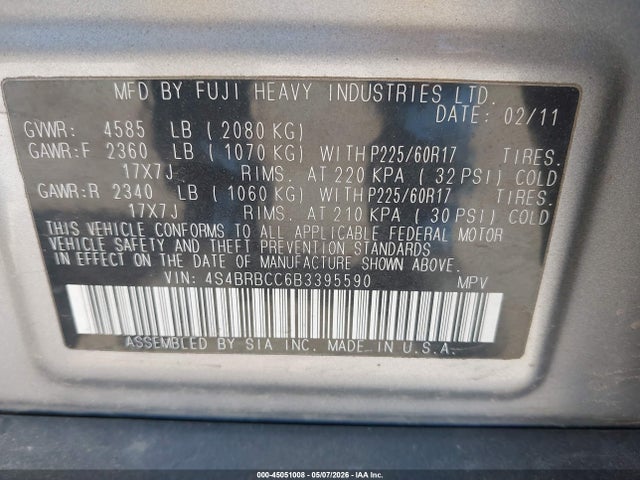 Subaru Outback 2.5i Premium