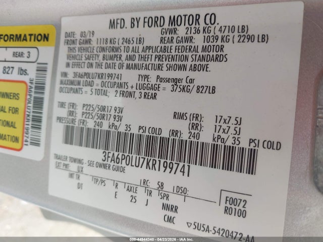 Ford Fusion Se