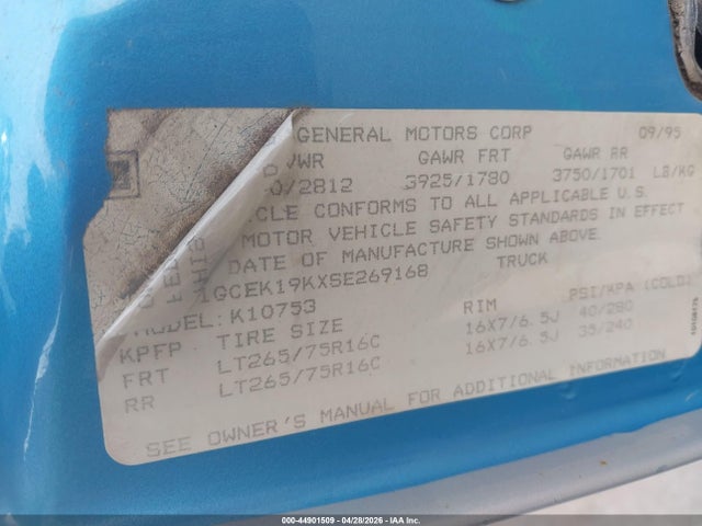 Chevrolet Gmt K1500