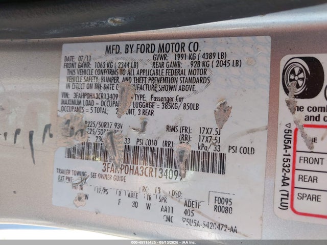 Ford Fusion Se