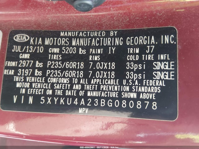 Kia Sorento Ex V6