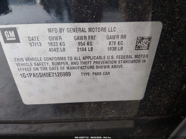 Chevrolet Cruze Ls Auto
