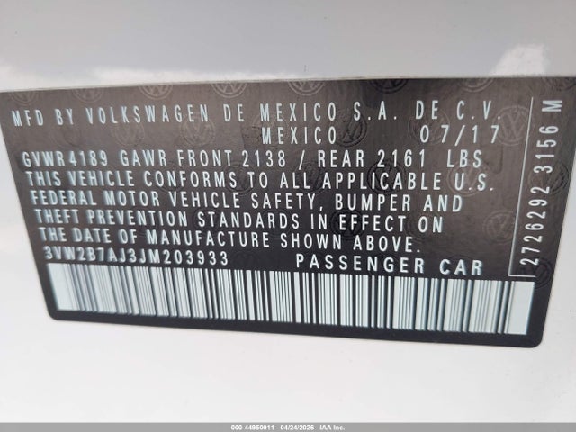 Volkswagen Jetta 1.4t S