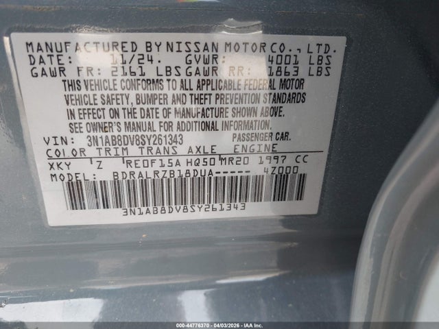 Nissan Sentra Sr