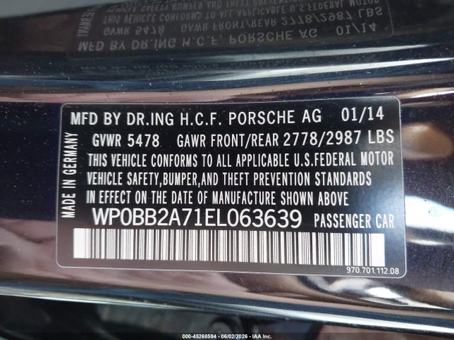 Porsche Panamera 4s Executive