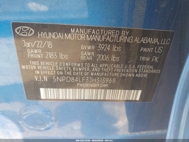 Hyundai ELANTRA Sel