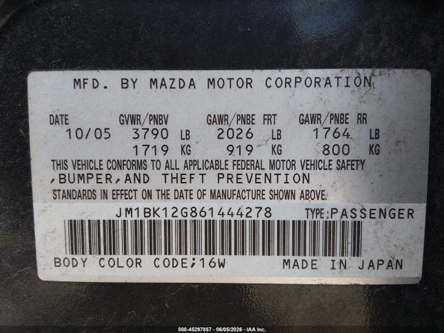 Mazda Mazda3 I