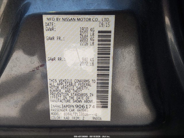 Nissan Altima 2.5 Sl