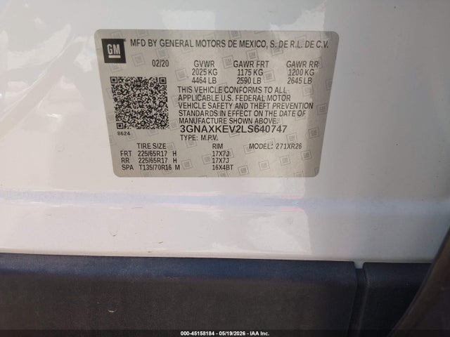 Chevrolet Equinox Fwd Lt 1.5l Turbo
