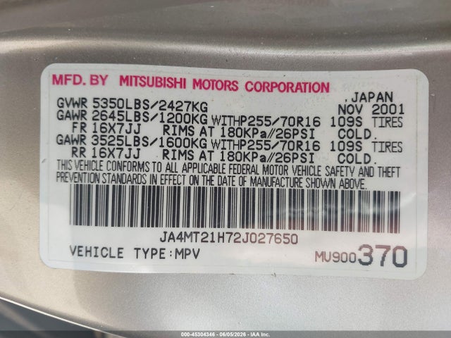 Mitsubishi Montero Sport