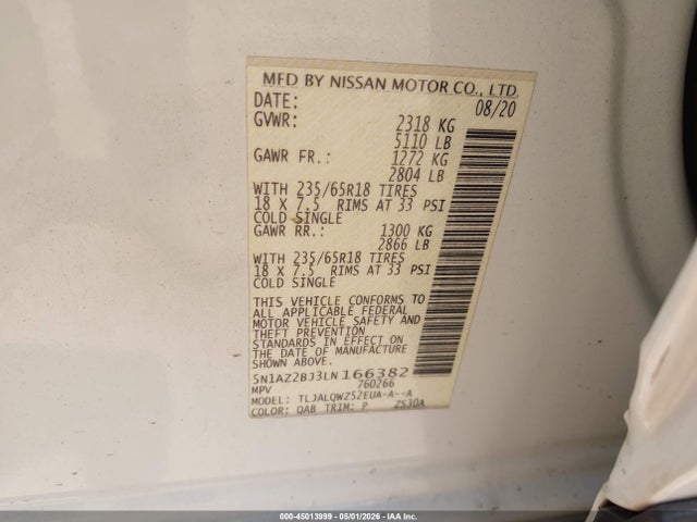 Nissan Murano Sv Fwd
