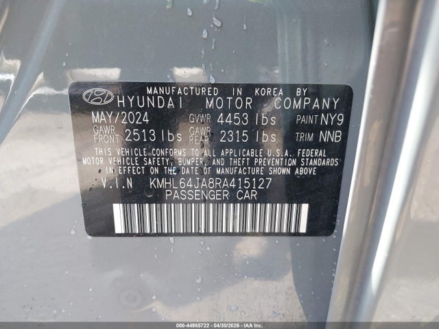 Hyundai SONATA Sel