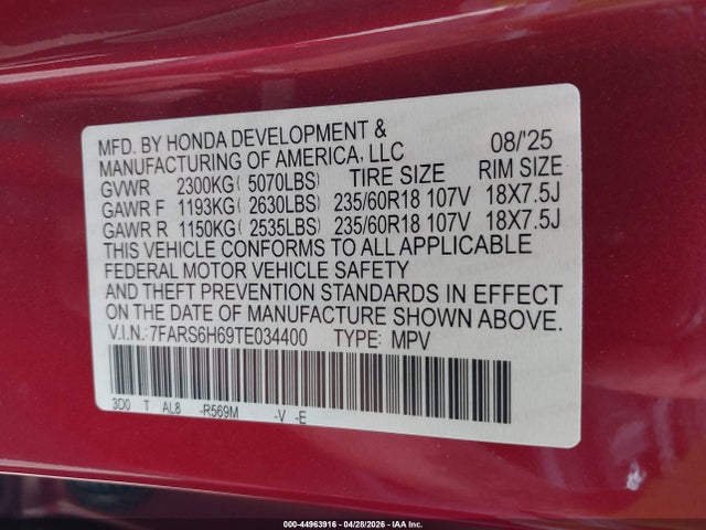 Honda CR-V Hybrid Awd Trailsport