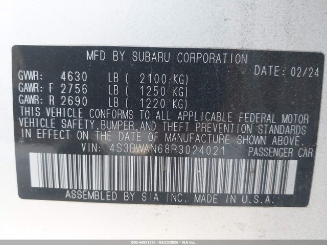 Subaru Legacy Limited