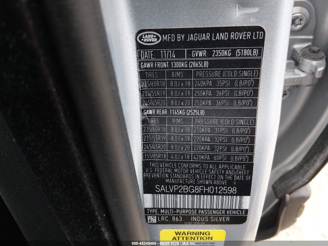Land Rover Range Rover Evoque Pure