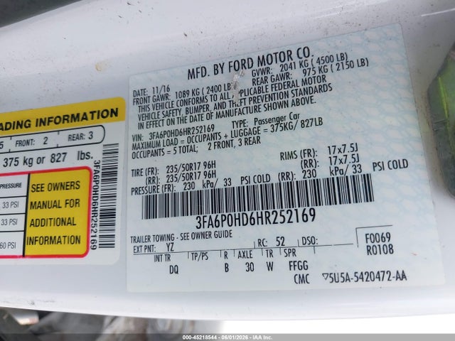 Ford Fusion Se