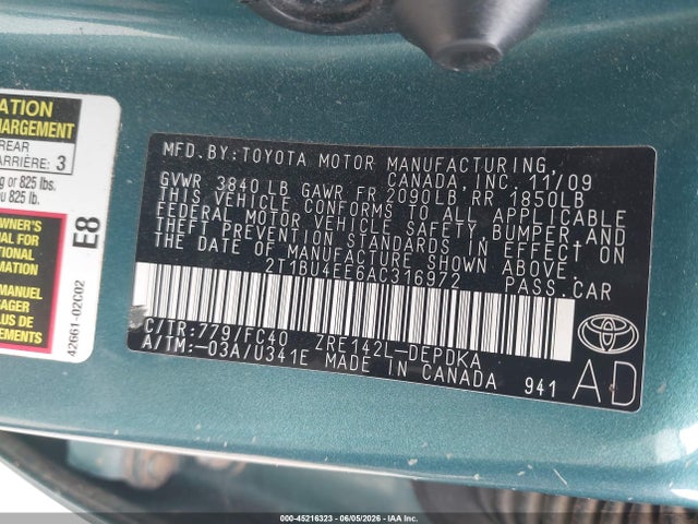 Toyota Corolla Le