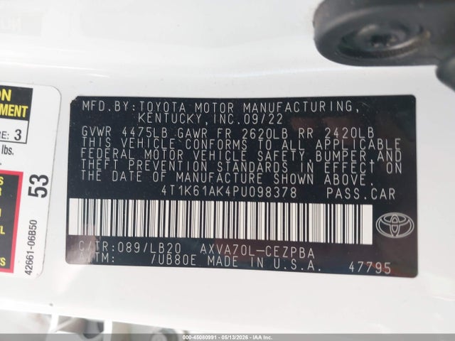 Toyota Camry Xse