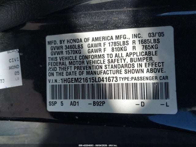 Honda Civic Lx