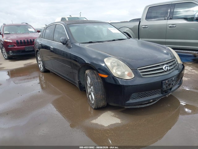 Salvage INFINITI G35x Image