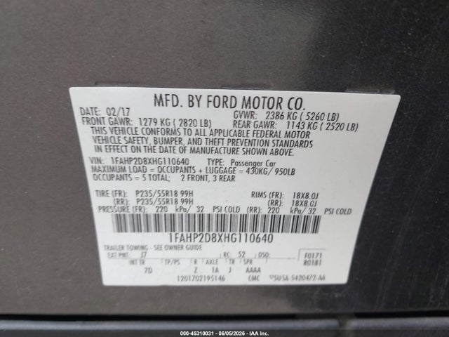 Ford Taurus Se