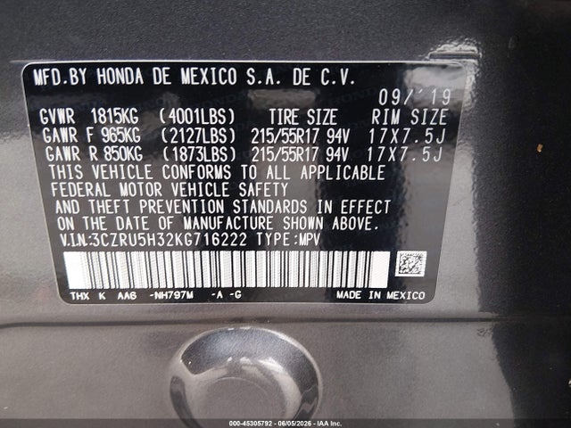 Honda HR-V Lx