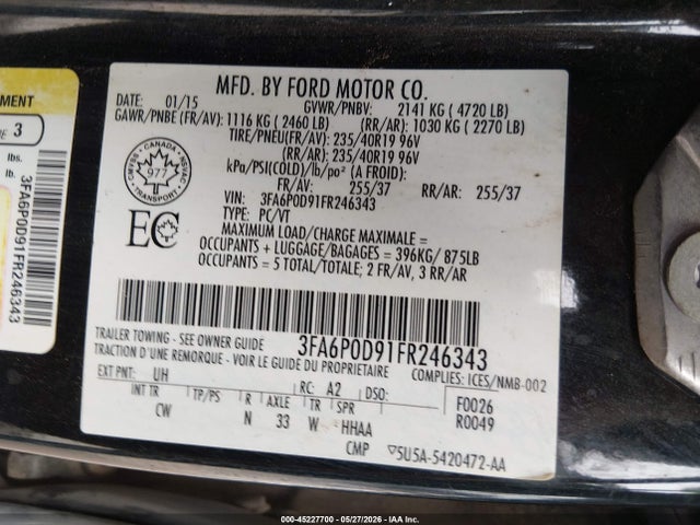 Ford Fusion Titanium