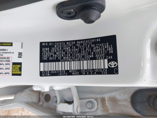 Toyota Corolla Le