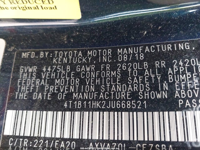 Toyota Camry Se