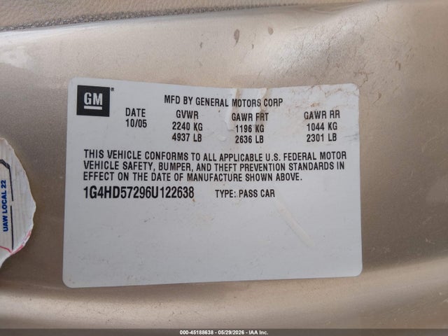 Buick Lucerne Cxl