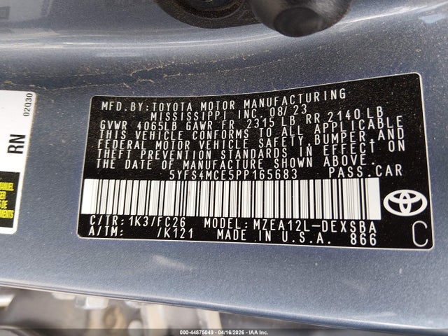 Toyota Corolla Se