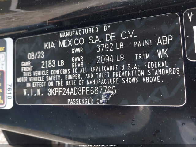 Kia Forte Lxs