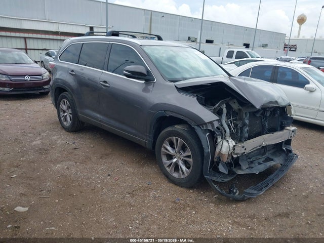 Salvage Toyota Highlander Image