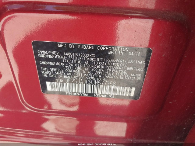 Subaru Forester 2.5i Limited