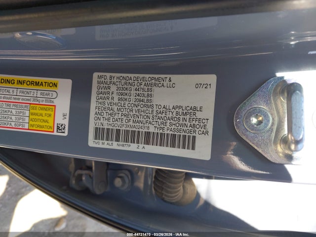 Honda Accord Sport 2.0t