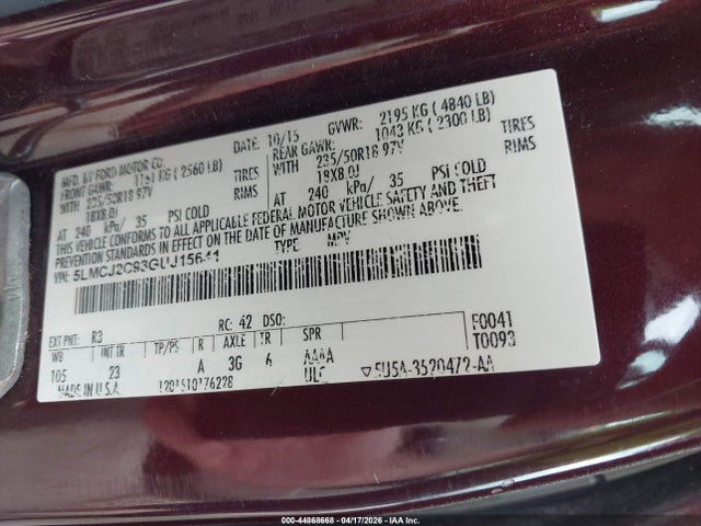 Lincoln MKC Select