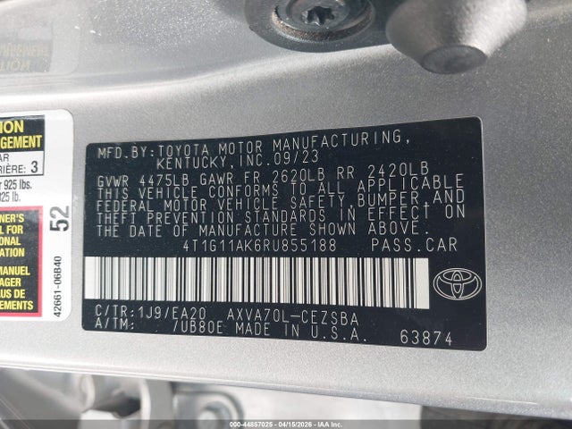 Toyota Camry Se