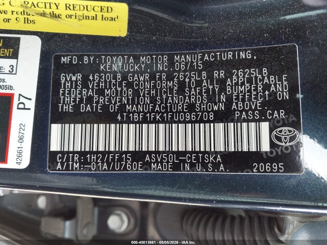 Toyota Camry Se
