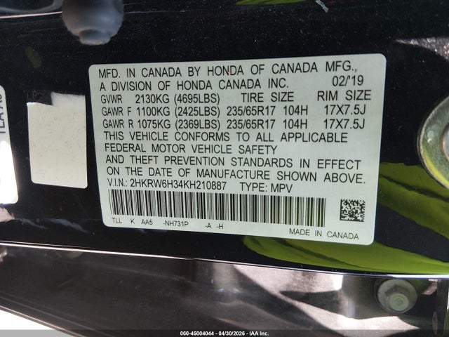 Honda CR-V Lx